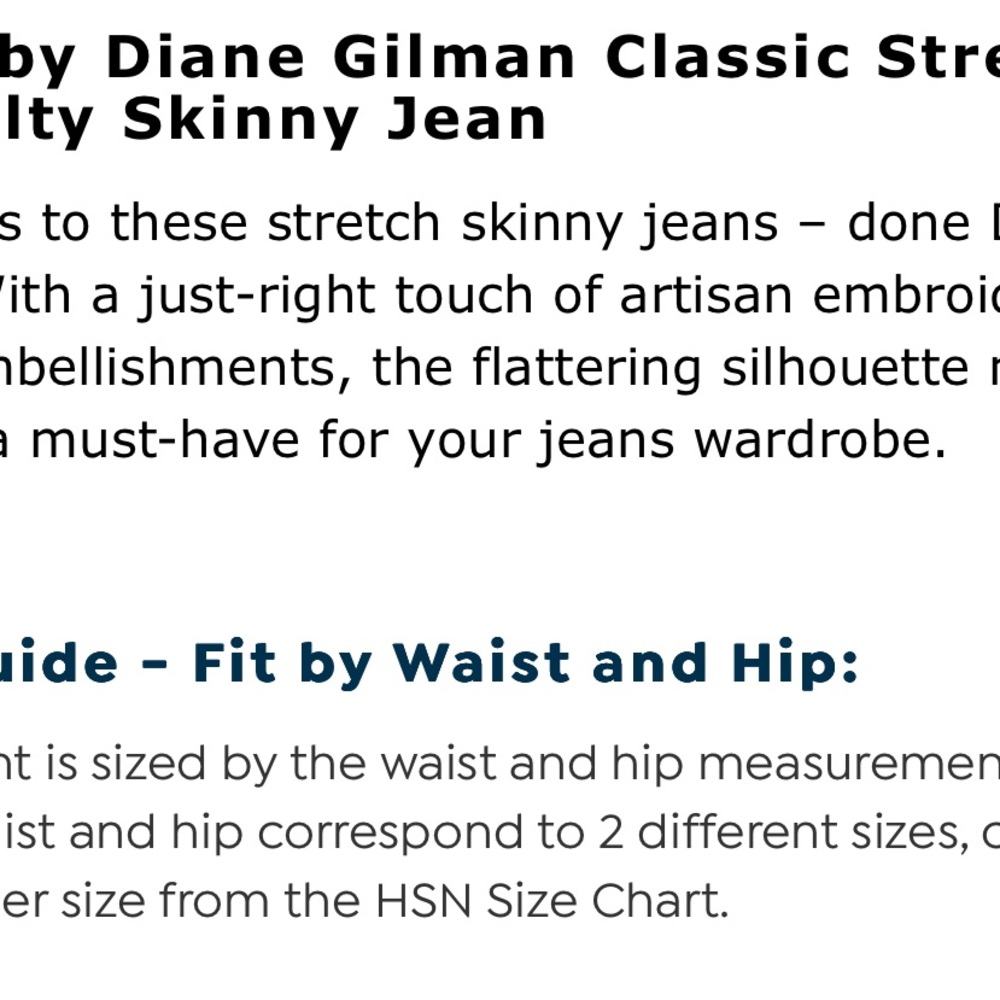 Diane Gilman Blue Skinny Jeans with Floral Embroidery 2P - Picture 6 of 7